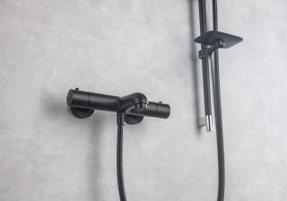 Термостатический смеситель для ванны Aquatek AQ1043MB чёрный матовый